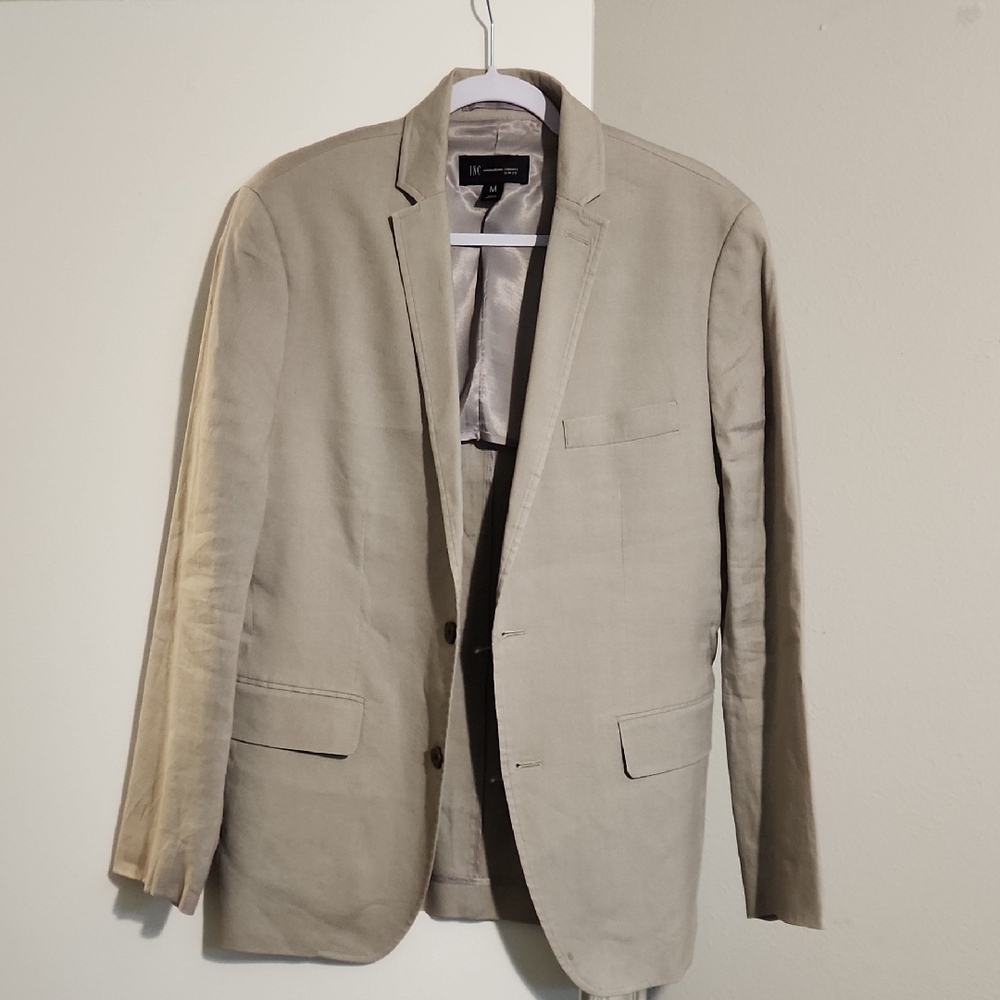 INC International Concepts Beige Blazer
